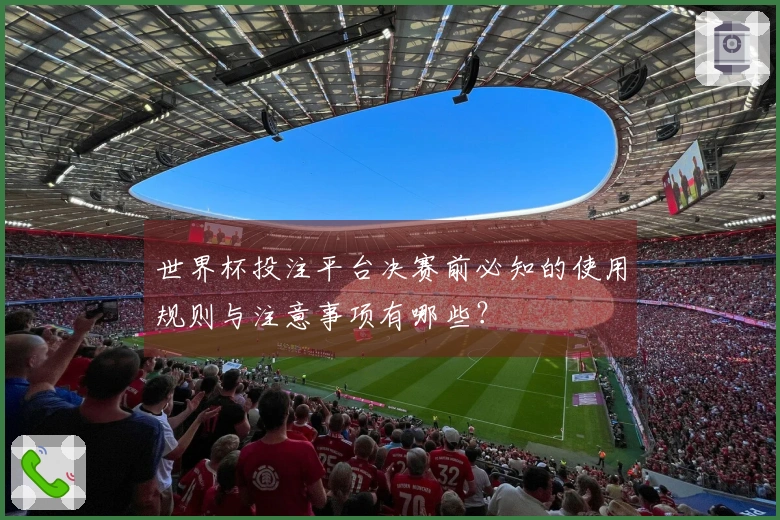 世界杯投注平台决赛前必知的使用规则与注意事项有哪些？